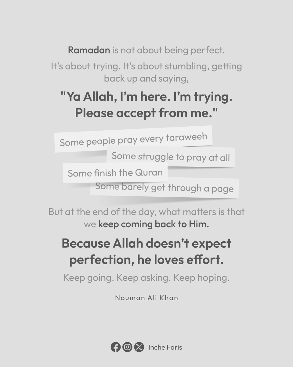#Ramadan is not about being perfect.