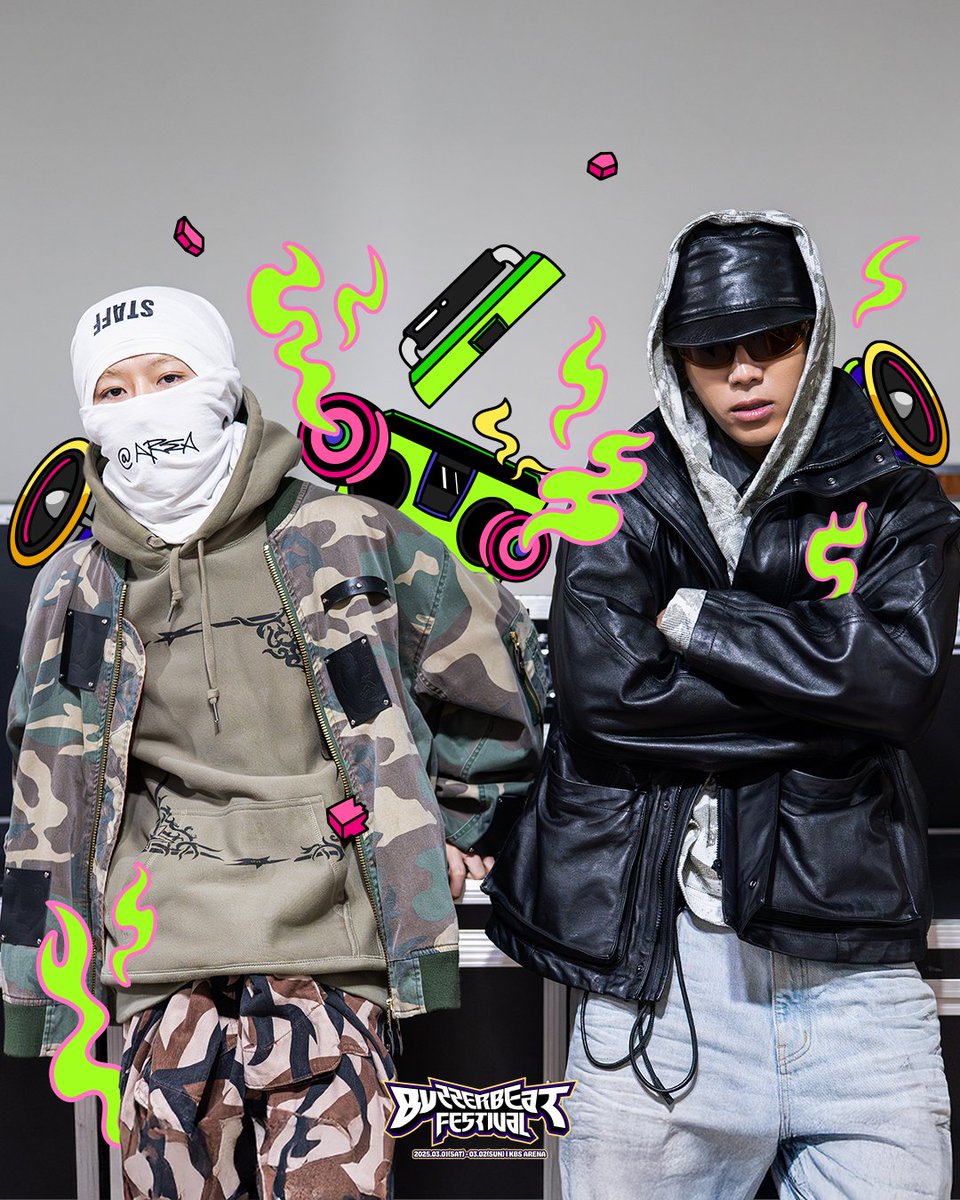 buzzerbeat2025's tweet photo. 𝗢𝗙𝗙𝗜𝗖𝗜𝗔𝗟 𝗣𝗛𝗢𝗧𝗢 🚨

BUZZER BEAT FESTIVAL 2025,
아티스트의 백스테이지 포토 공개! 📸

📅 2025.03.02 DAY 2 https://t.co/4jdlDMqiL5