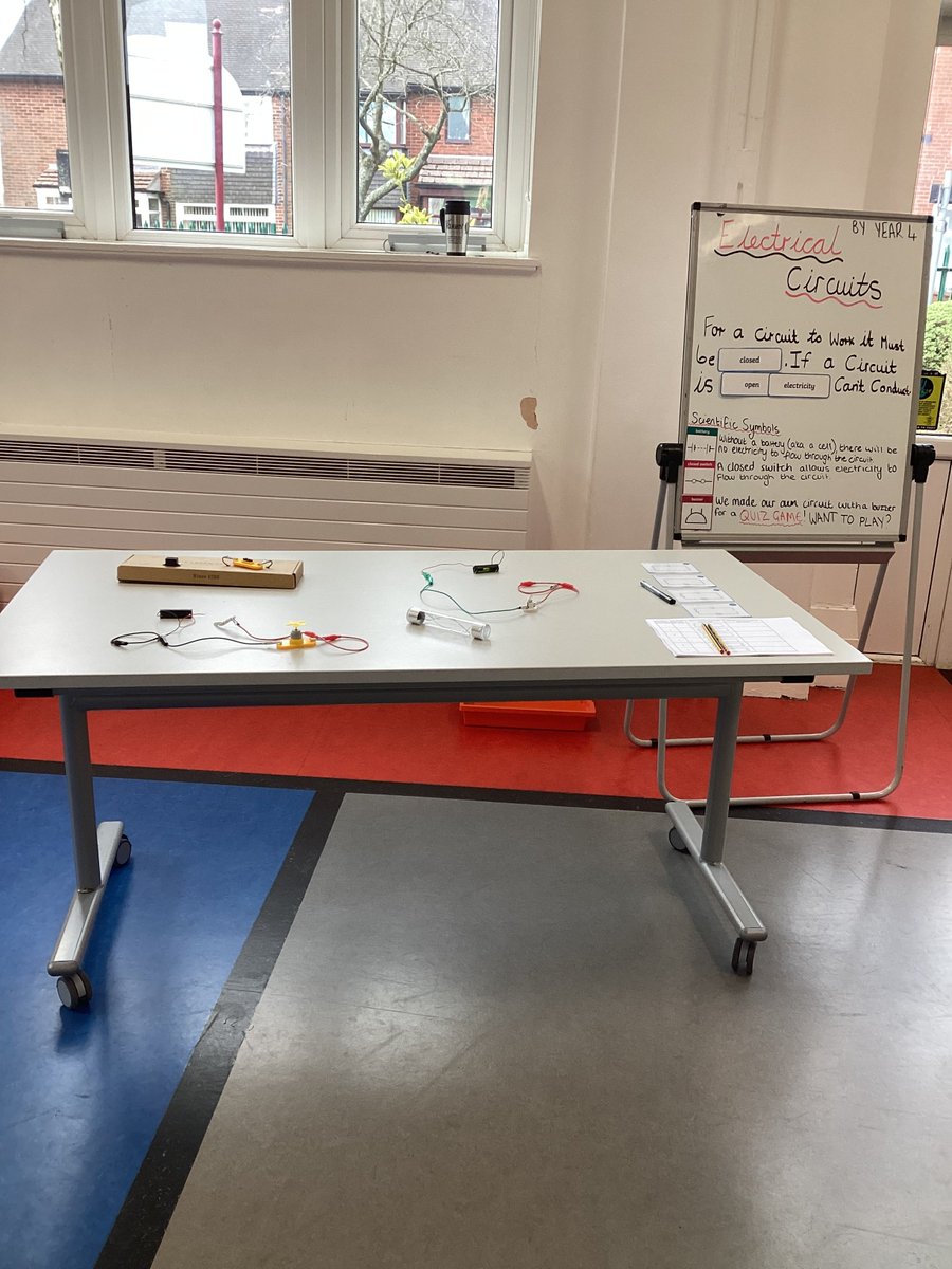 MayfieldOldham's tweet photo. Year 4 used their topic learning about circuits to create a buzzer that would be pressed when you completed a circuits quiz! The volunteers where amazing at explaining the scientific principles to our guests! https://t.co/lR3QXZfOHL