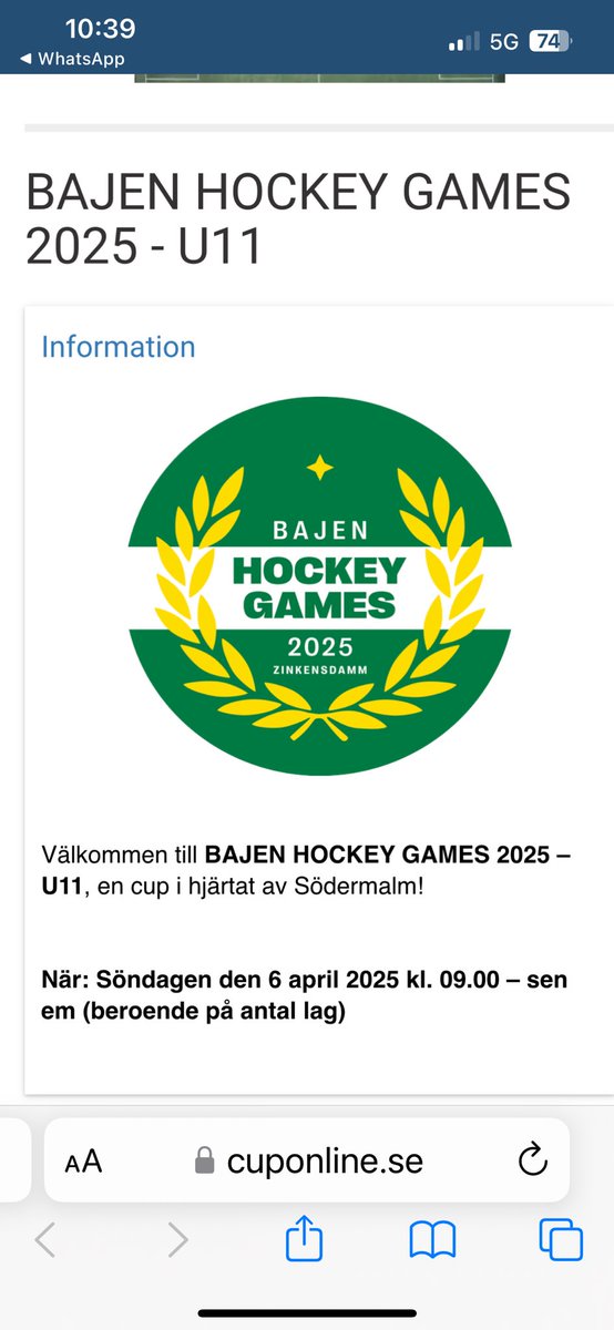 T 2014 söker deltagare i årets Bajen hockey games! RT snälla!