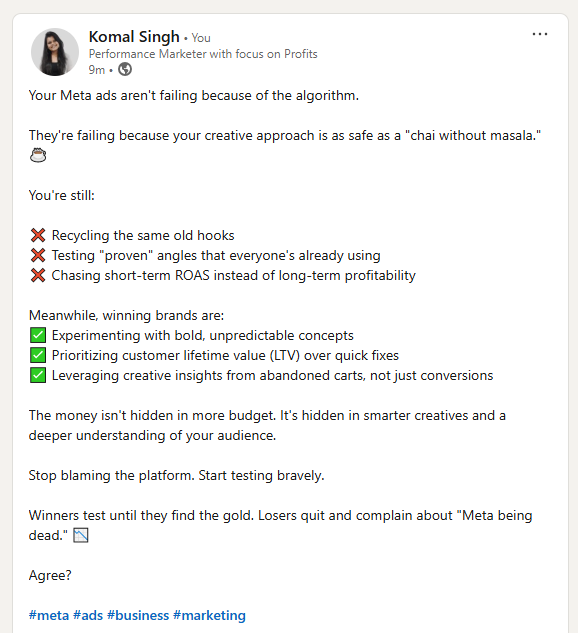 Komal Singh (@komalvsingh) / Posts / X