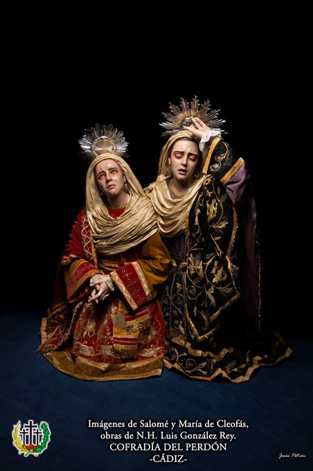 La Cofradía del Cristo del Perdón de Cádiz presenta las imágenes de María Salomé y María de Cleofás para su Triduo 2025