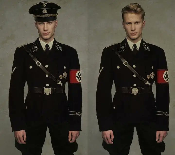 The military uniforms worn by the Nazis were produced by Hugo Boss.