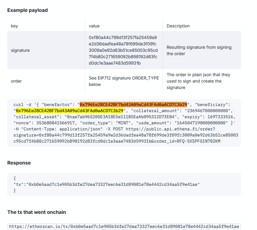 ericonomic's tweet photo. Ticker $USDe was bought on Hyperliquid 3 hours ago.

This suggests Ethena is going to deploy on Hyperliquid but... did Ethena really bought the ticker? Or was someone else trying to psyop people?

Let's check onchain.

The ticker was bought by 0x47581b206ffb2752c165b987141bad0dc22bd605.

That address was funded by 0x643Dbbc80Bb5432f646fEDFa4091a9b205E87Ae4, which seems to be one of the Ethena Deployers EOAs (can't see more evidence here).

0x643 was funded by 0x796Ee28CE42BF7bd43A09aCd43FAd0aACD7C3b29, which also is a Ethena Deployer, but this time there's more evidence of that being really tied to Ethena since is the signer of Ethena Dev Multisig and had some ENS like etheinainsurancefund and ethenaops.

Also it's used as an example on their documentation: https://t.co/y7qR4dED1v

So yeah, Ethena is deploying on Hyperliquid.

Also had some curiosity to see if they put more funds on HL and saw that 0xFF0458EA5F864717B05D79BF456a8b70767A7EF5 (which was funded by 0x643) sent funds to HL to set up a 4-8 musig: https://t.co/68aoZ3A15V

If I had to guess I would say they're waiting until they enable the HyperEVM<>HyperCore tokens link to deploy.