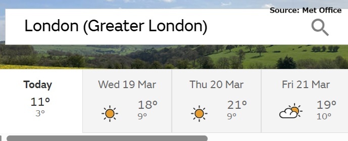TanksLondon's tweet photo. 冷え込む朝晩が続いていましたが、明日から気温がぐっと上がり、初夏のような陽気になりそうです🙌☀️
春の花を眺めながら、今年初のピクニックを楽しむのもいいですね🌸✨
#ロンドン https://t.co/HLyf1DEwwb