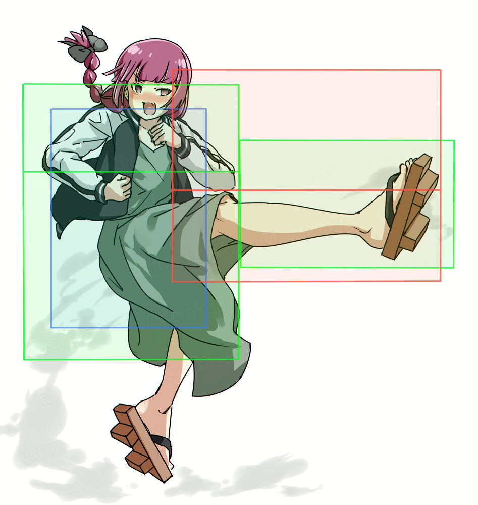 廣井きくり 「↓←+K#きくりボックス 」|米利菓のイラスト