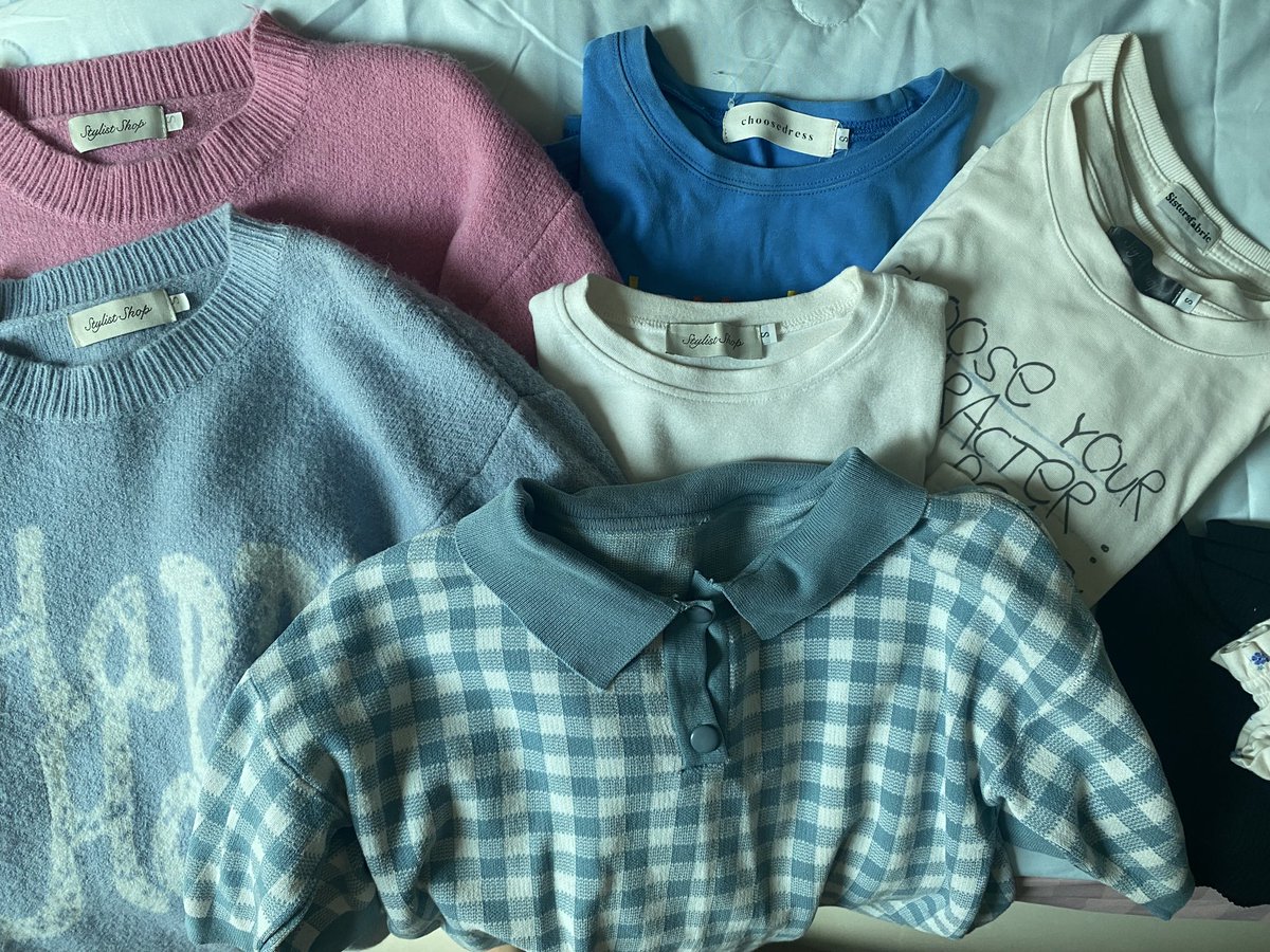 aboutusedme's tweet photo. #ส่งต่อเสื้อผ้า stylist shop / chossedress / sisterfabric 🍒🎀 สนใจขอรูปพต. dm ได้เลยค่า💟💟💟 
📍ค่าส่ง 30 https://t.co/Xtg5FFFEvz