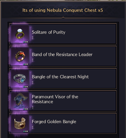 AnhthuChan's tweet photo. ???? i think i used up all my luck in TnL LOL nebula ring &amp; the bracelet that i needed! #throneandliberty https://t.co/4NRbeCqaQz