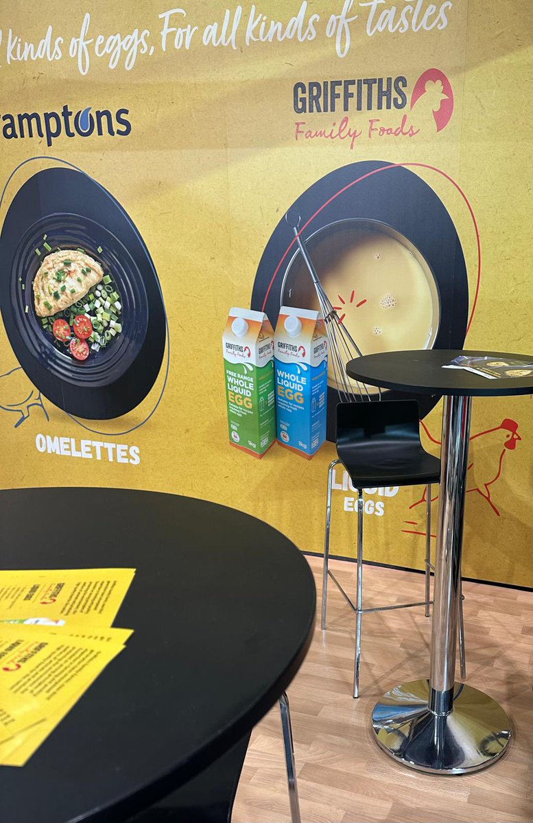 Come and see Griffiths Family Foods on stand 3170 <a href="/IFE_Event/">IFE_Event</a> @ExCelLondon #IFE25! We are here for the 3 days. Hopefully see you here!! We are promoting our liquid egg and omelettes!
