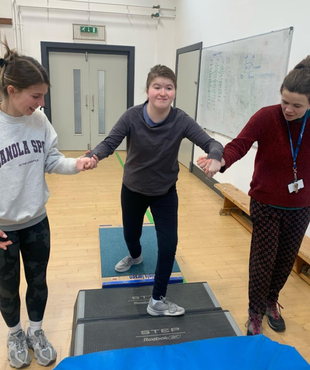 Thanks <a href="/RossHighPE/">Ross High PE</a> for this week's Rebound Therapy session