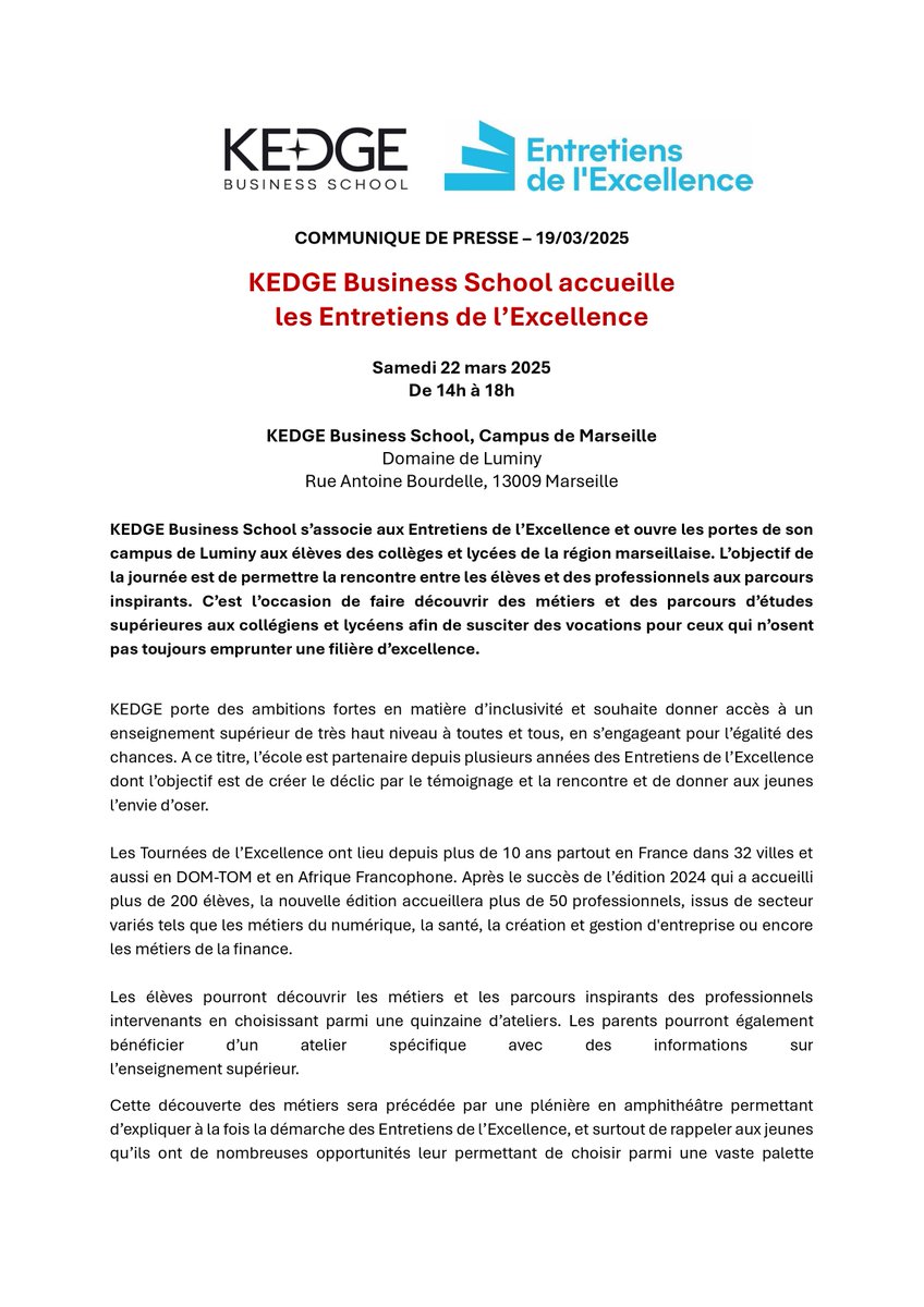 KEDGE Business School tweet media