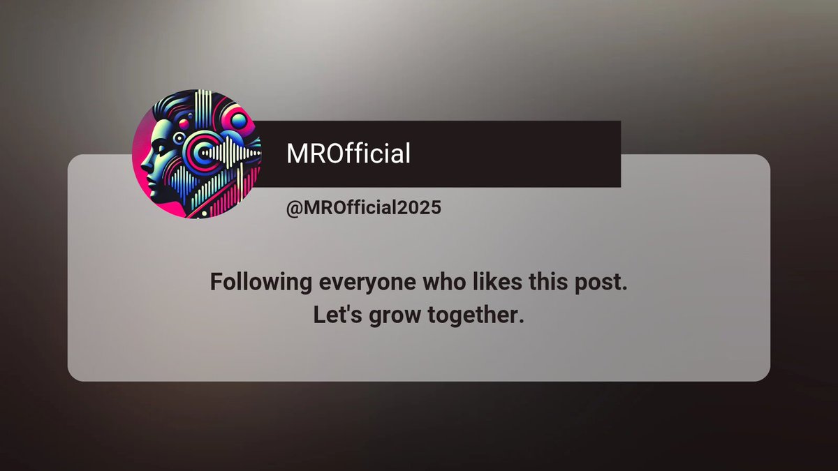 MROfficial2025's tweet photo. #follo4follo https://t.co/4UCzRngqJV