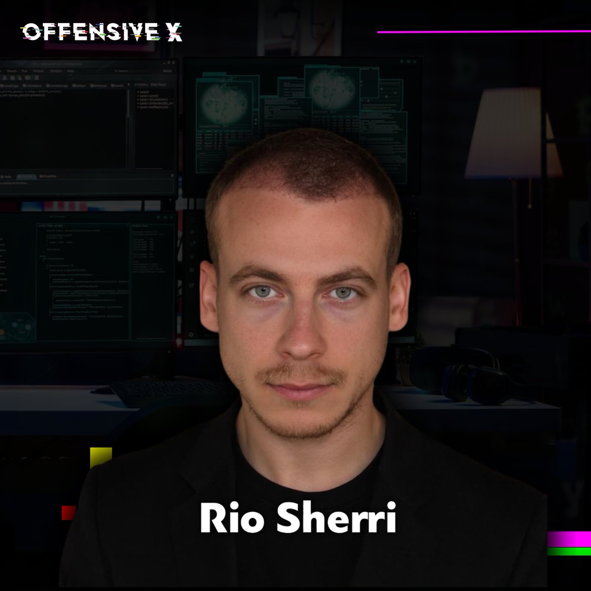 Rio Sherri (<a href="/0x09AL/">Rio</a>) is coming to #OffensiveX2025!

A Red Team operator at <a href="/NetSPI/">NetSPI</a> , Rio has spent over a decade mastering adversary simulation, reverse engineering, and exploitation—discovering vulnerabilities in Google, Microsoft, Spotify, and more along the way.

At