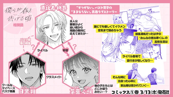 【お知らせ】
発売中の別冊フレンド4月号に「僕らが春を告げる頃」の1話が出張掲載されています!
別フレ読者の方々にも読んでもらえると嬉しいです!よろしくお願いします🌸 