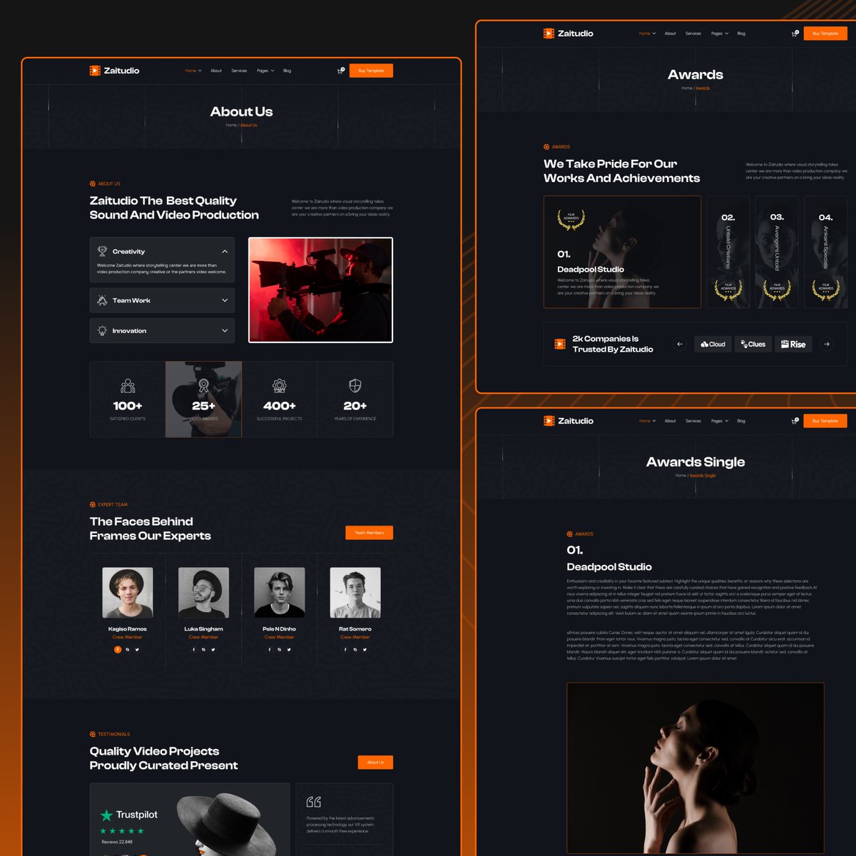 flowzaiofficial's tweet image. Videography @Webflow Template ✨
Zaitudio is your ultimate solution for building a stunning and professional online presence for your videography business.
#NoCodeDevelopment #UIUXDesign #Webflow