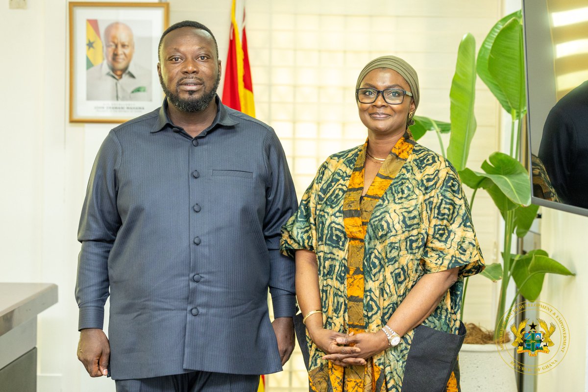 I had a productive meeting with representatives from the IOM, led by Chief of Mission Mrs. Fatou Diallo Ndiaye. We discussed opportunities to collaborate and strengthen our partnership in youth development and migration governance in Ghana. #YouthPower