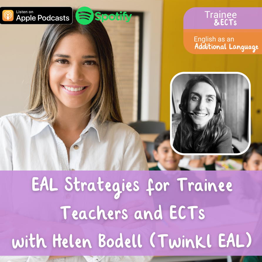 Our new podcast with the Twinkl EAL team is out now! We discuss strategies trainee teachers and ECTs can use to support learners with EAL. 👩‍🏫🤩

Listen here 🔗👉 twinkl.co.uk/l/1fpm5a

#edutwitter #schools #teachers