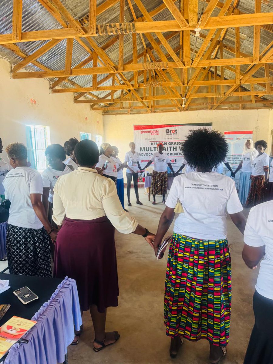 In Lokichar, Lodwar,grassroots women of faith in energy assembled, driven by a shared concern for their health,environment &amp; livelihoods

These women came together to brainstorm possible renewable energy solutions that are both sustainable &amp; transformative for their communities