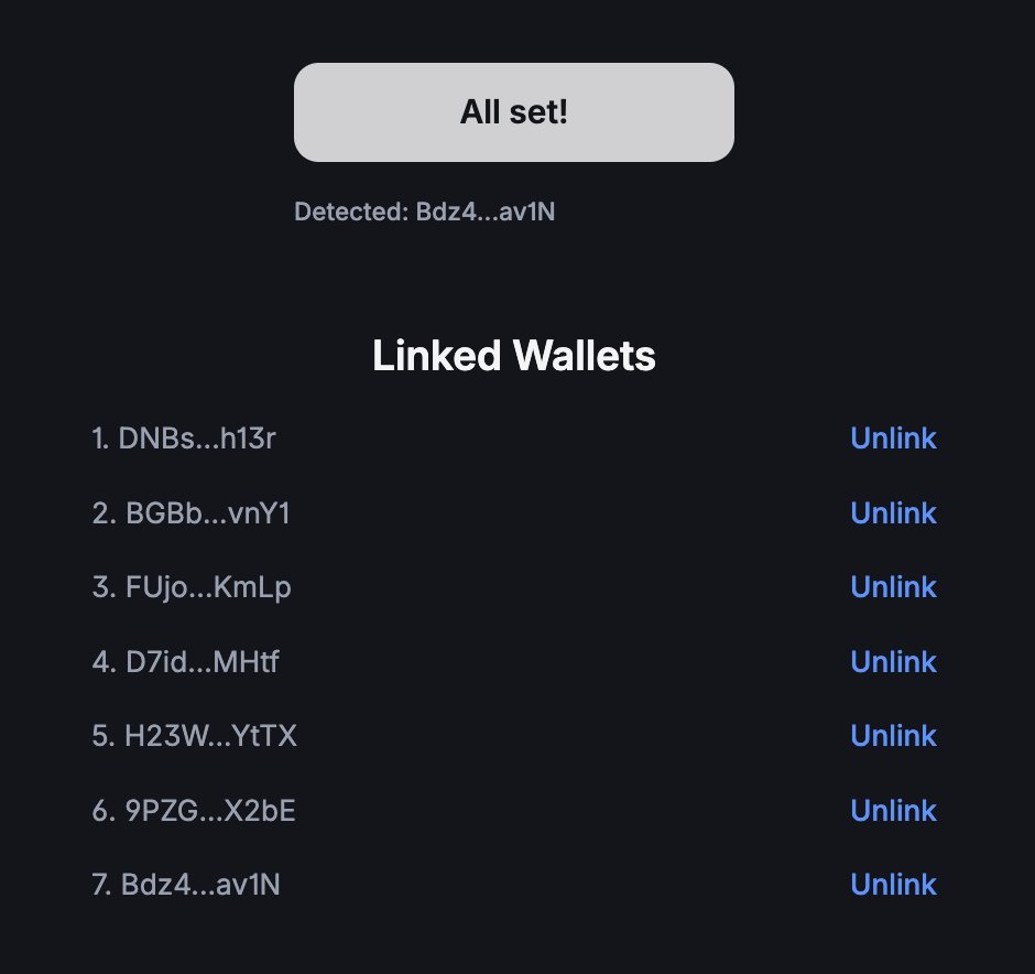 SolanaCoach's tweet image. If you are eligible for the @Backpack  exchange and have @MadLads  staked in multiple wallets, you should connect ALL of these wallets to the exchange. You will normally not regret it.