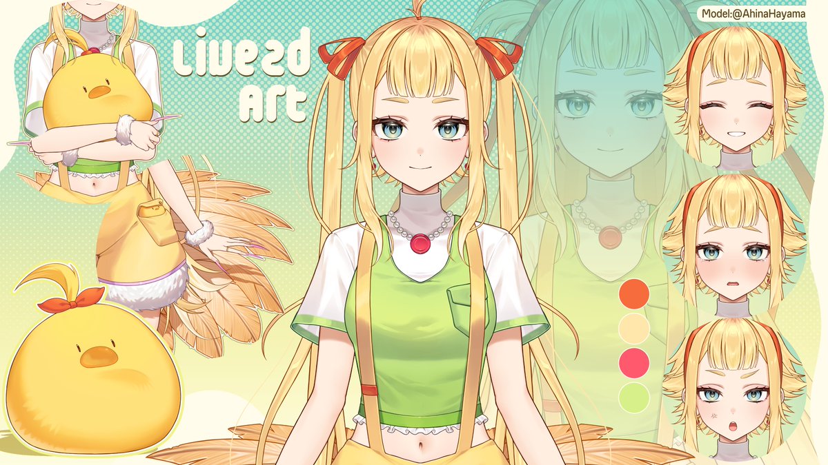 otoLioha's tweet image. I had the pleasure to illustrate this model art. Thank you for your request!
Model : #AhinaHayama
Rigging : #crowphet
#Live2d #VGenComm #Commission