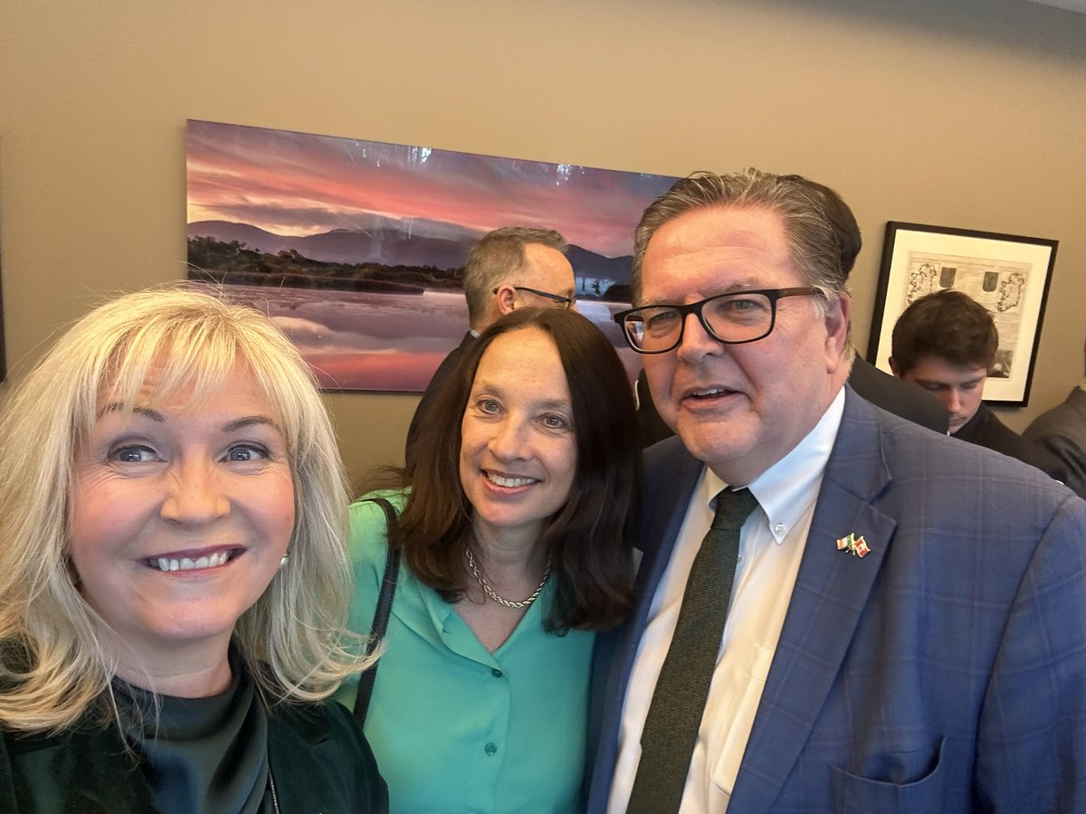 Dr Deirdre Giblin (@deirdregiblin1) on Twitter photo Delighted to catch up with great friends of Ireland & of <a href="/IreCanBiz/">IreCanBusinessAssoc.</a> Ambassador <a href="/Ailish_Campbell/">Ailish Campbell</a>, Minister <a href="/j_maloney/">James Maloney 🇨🇦🇺🇦🇨🇦</a> & former Ambassador <a href="/NancySmyth_/">Nancy Smyth</a> Our strength is in our friends! 🇮🇪🇨🇦💚 Delighted to catch up with great friends of Ireland & of <a href="/IreCanBiz/">IreCanBusinessAssoc.</a> Ambassador <a href="/Ailish_Campbell/">Ailish Campbell</a>, Minister <a href="/j_maloney/">James Maloney 🇨🇦🇺🇦🇨🇦</a> & former Ambassador <a href="/NancySmyth_/">Nancy Smyth</a> Our strength is in our friends! 🇮🇪🇨🇦💚