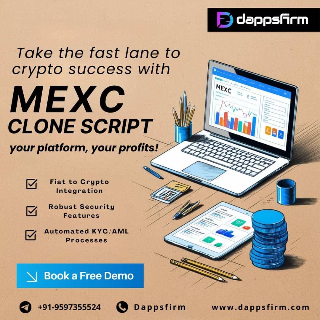 HRuffes47024's tweet image. 🌐 Start your crypto journey with Dappsfirm’s MEXC clone script! Advanced security, 1500+ coins, and futures trading. Be the next big exchange!

🌐dappsfirm.com/mexc-clone-scr…

#MEXCCloneScript #CryptoExchangeSolution #WhiteLabelCryptoExchange
#CryptoTradingPlatform #dappsfirm