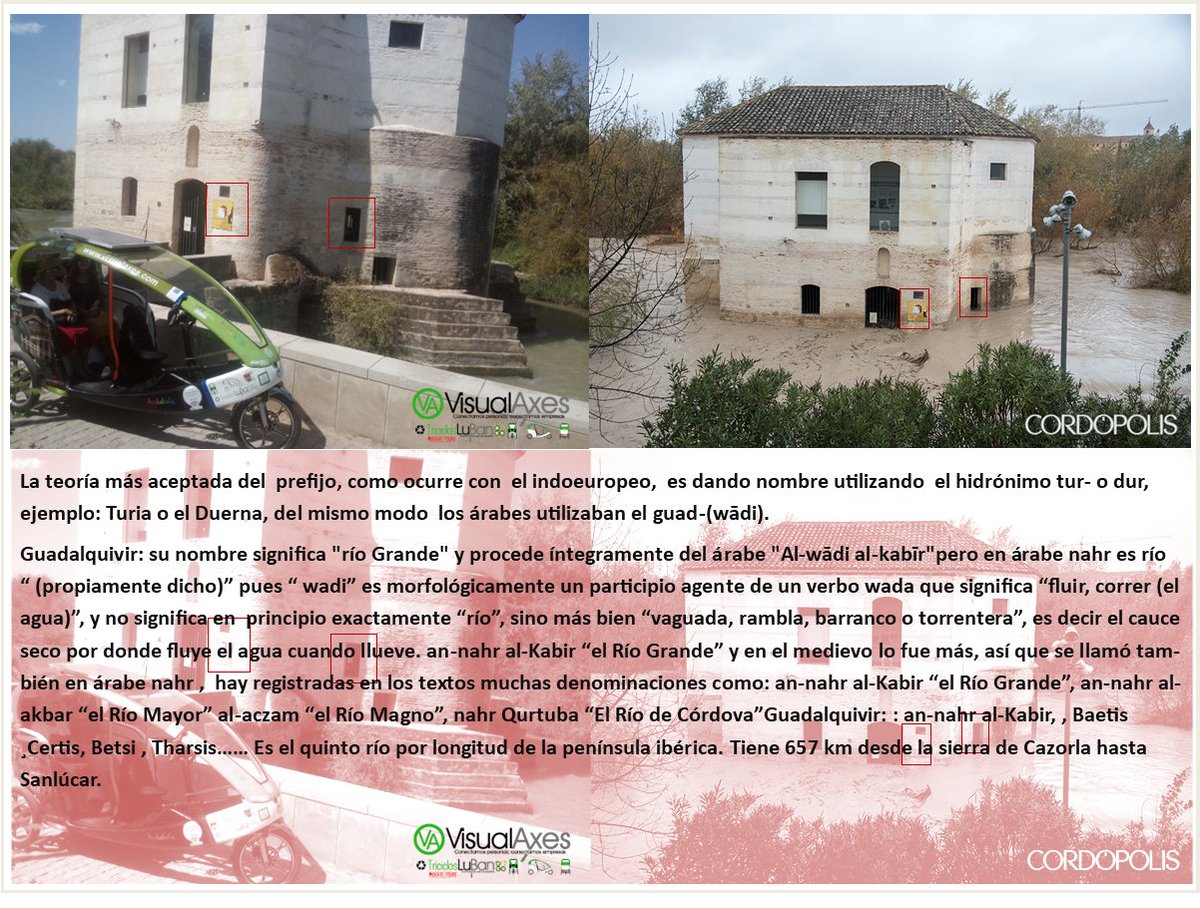 Visual_Axes's tweet image. Guadalquivir: su nombre significa "río Grande" y procede íntegramente del árabe "Al-wādi al-kabīr"pero en árabe nahr es río “ (propiamente dicho)” pues “ wadi” es morfológicamente.... The experience of discovering and enjoy Córdoba!(spain) 
@TurismoAND  @dipucordoba  @dipucordoba