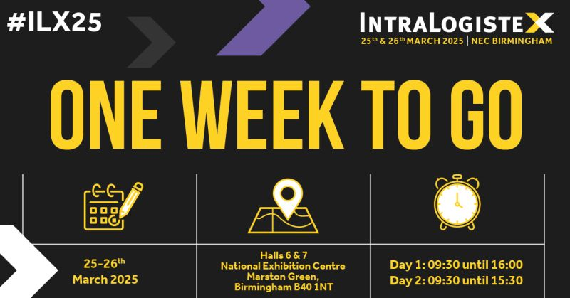 One week to the start of IntraLogisteX Exhibition 2025.

We are looking forward to showcasing how our Warehouse Management System solutions can transform your warehousing operations. Visit us on booth 242.

Secure your visitor badge here👉 intralogistex.co.uk

#ILX25
#wms