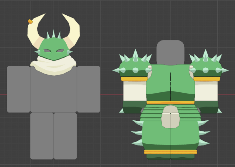 Made a new set of armor for ATI, kind of exclusive sneak.  #roblox #RobloxDev #RobloxDevs #blender