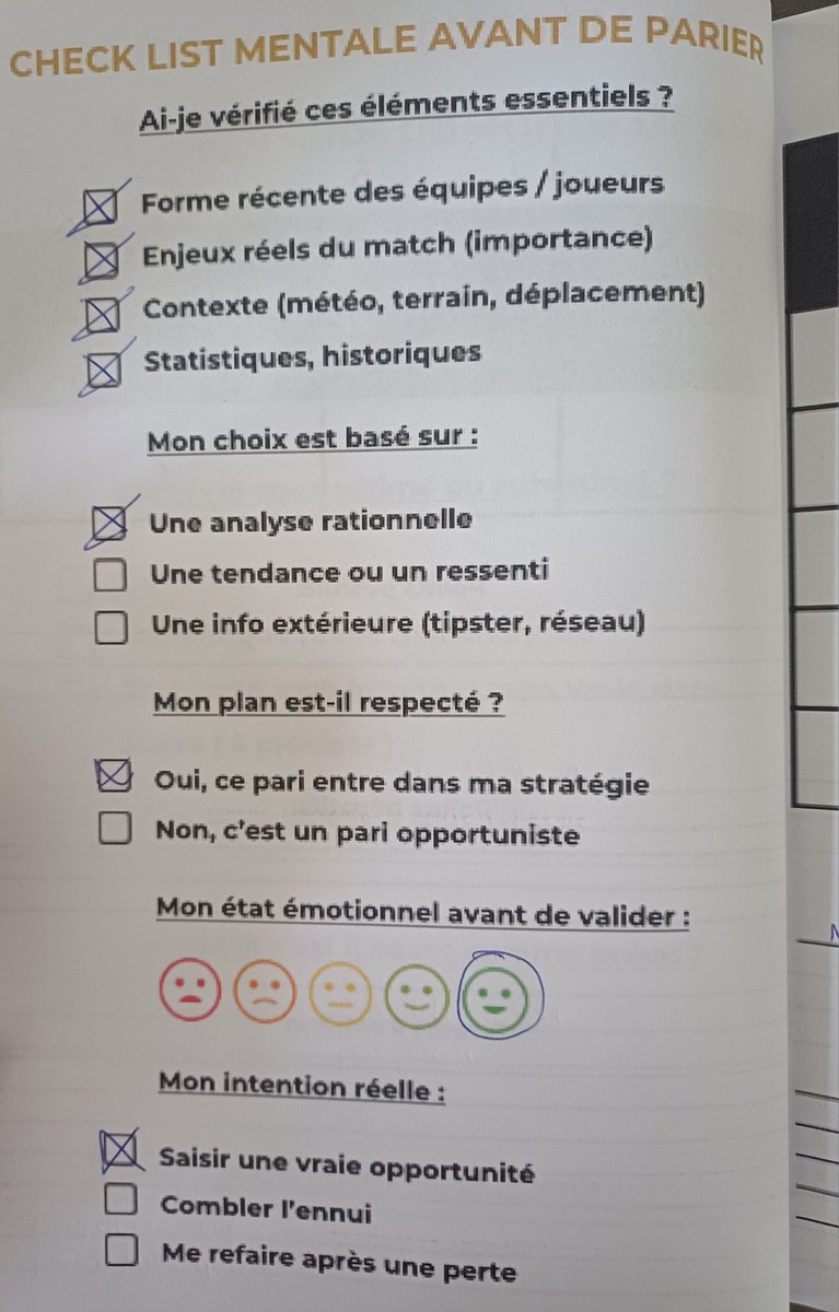 shadowparieur's tweet image. 📒Le carnet ne te dit pas quoi parier, il t'aide à comprendre pourquoi tu paries ! 🎯

✅Tu veux structurer tes paris.
 
👉Passe au Shadow Book du Parieur !