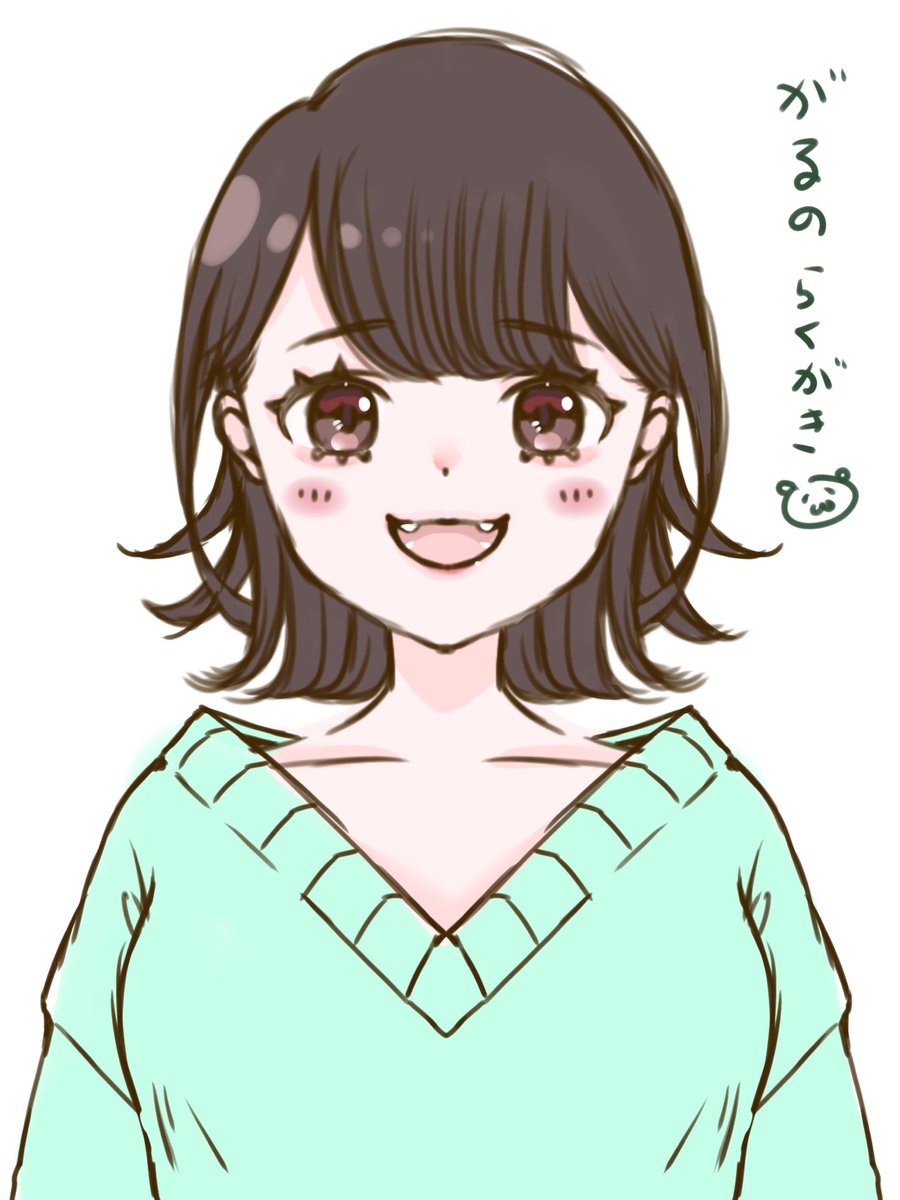 shiro1_kuro6's tweet photo. 実際会ったことあるフォロワー落書きチャレンジ

1枚目  ガルカシア https://t.co/XUM1Khh1rr