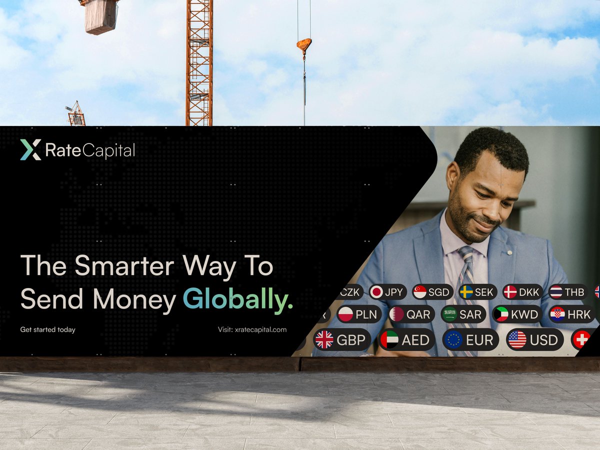SensoStudioCo's tweet photo. Recent work with X Rate Capital. We began with strategic workshops to understand their true position in money exchange. Our research revealed an opportunity to create a brand balancing financial credibility with modern appeal for younger demographics in international finance. https://t.co/n6hZVkkGQj