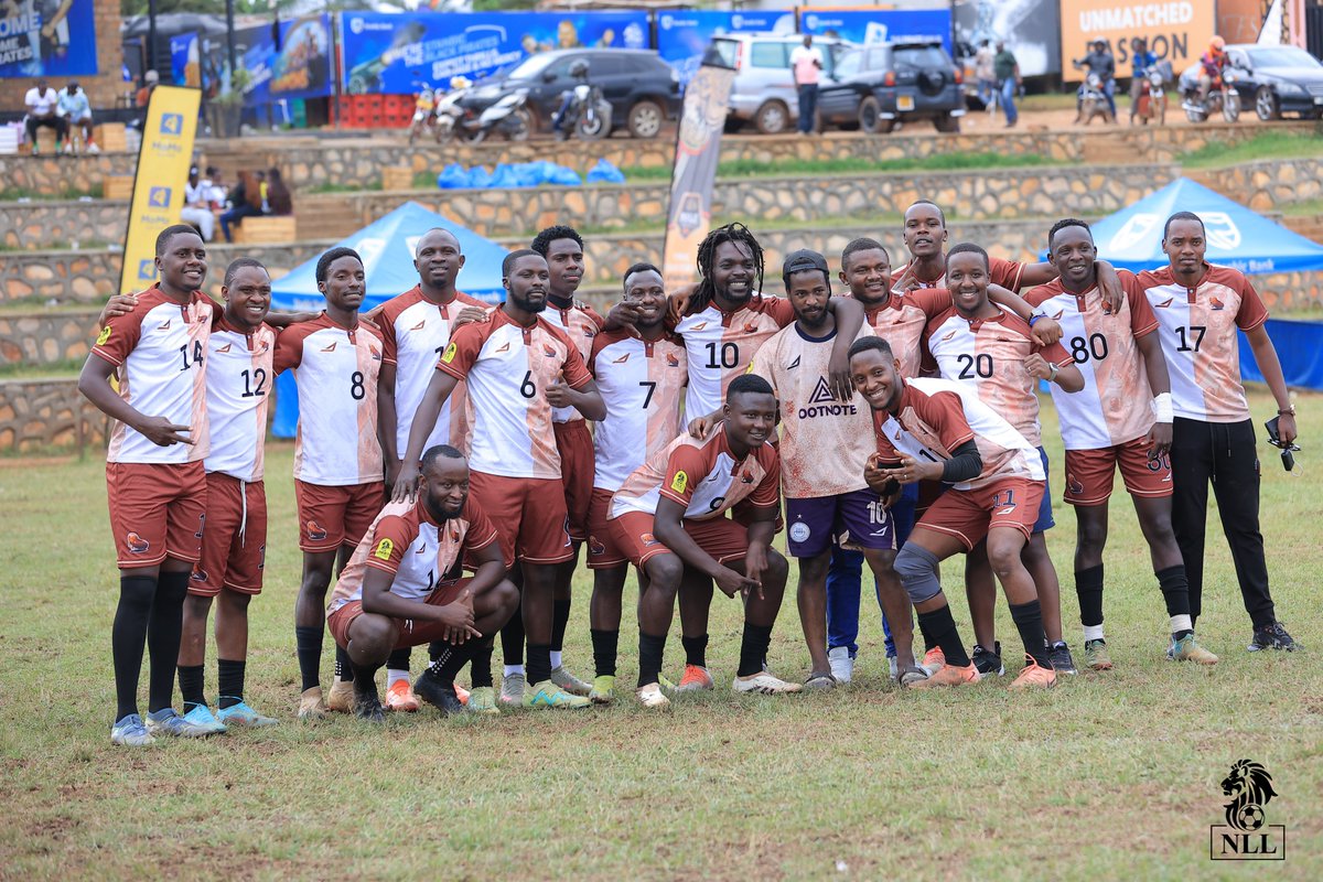 omujuma's tweet photo. The boys were pleased to take a picture with a school footballing legend Muhangi Nue-Aha (@aha_nue) also known as Messi.

Lovely memories he gave us in Kakyeka. #FeelTheBean #Road2FortPortal https://t.co/Bkf8B8baJW
