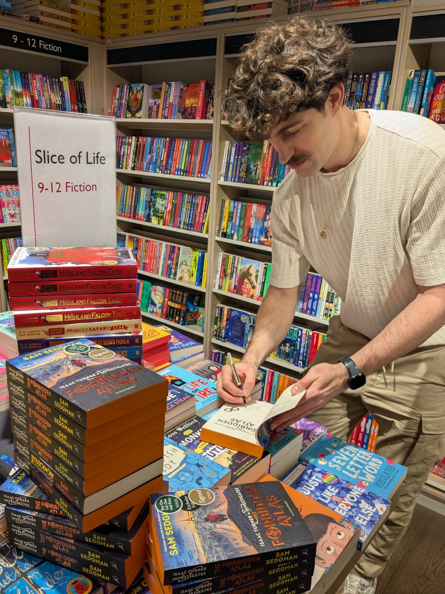 Sam Sedgman (@samuelsedgman) on Twitter photo Capped off a whirlwind 3 weeks of touring by signing copies of THE FORBIDDEN ATLAS and other book buddies at <a href="/Foyles/">Foyles Bookshop</a> <a href="/WaterstonesPicc/">Waterstones Piccadilly, London</a> and more! Thank you to everyone who has helped launch Isaac's next adventure into the world 😊🙏🧭📚🌍 Capped off a whirlwind 3 weeks of touring by signing copies of THE FORBIDDEN ATLAS and other book buddies at <a href="/Foyles/">Foyles Bookshop</a> <a href="/WaterstonesPicc/">Waterstones Piccadilly, London</a> and more! Thank you to everyone who has helped launch Isaac's next adventure into the world 😊🙏🧭📚🌍