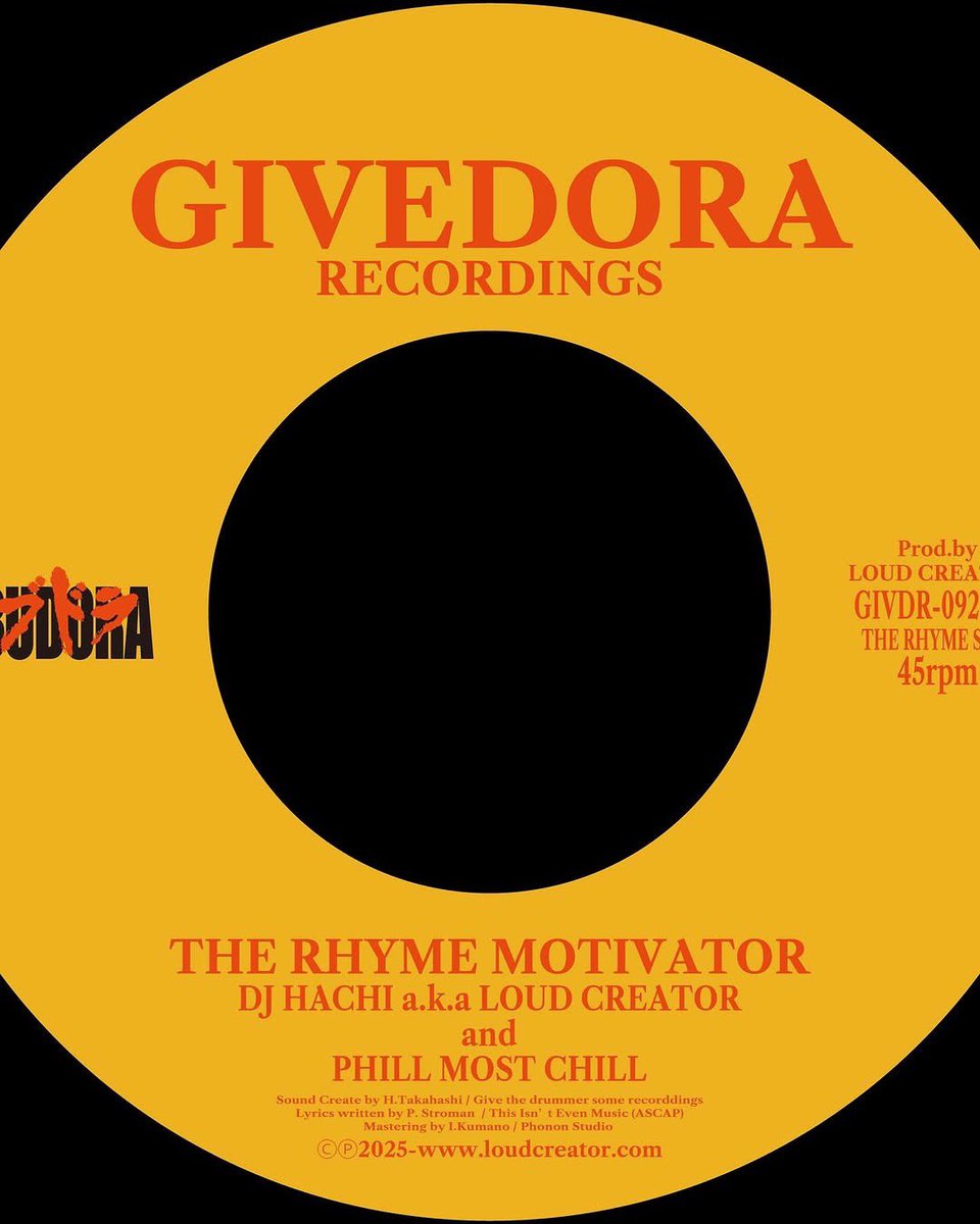 つぶきち　THE RYHME MOTIVATOR つぶきち THE RYHME MOTIVATOR DJ HACHI a.k.a LOUD CREATOR & PHILL