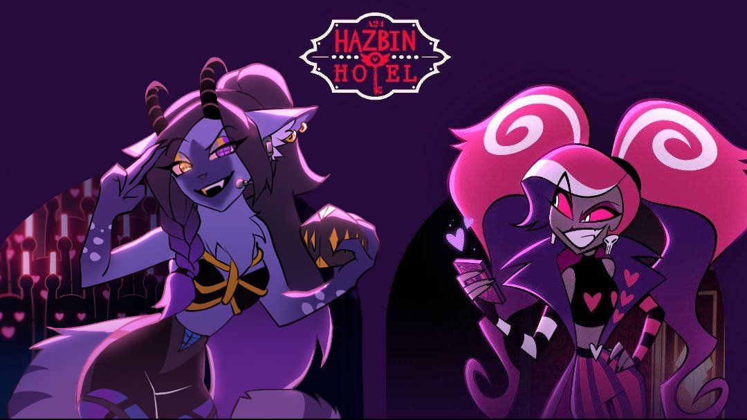 MysticF35787151's tweet photo. "We're the badass and hottest bitches in all Hell!~ Sluts~"
💜🎶📱
#velvettehazbinhotel #hazbinhotel #HazbinHotelFanart #HazbinHotelOC https://t.co/u5F1n6NzwW