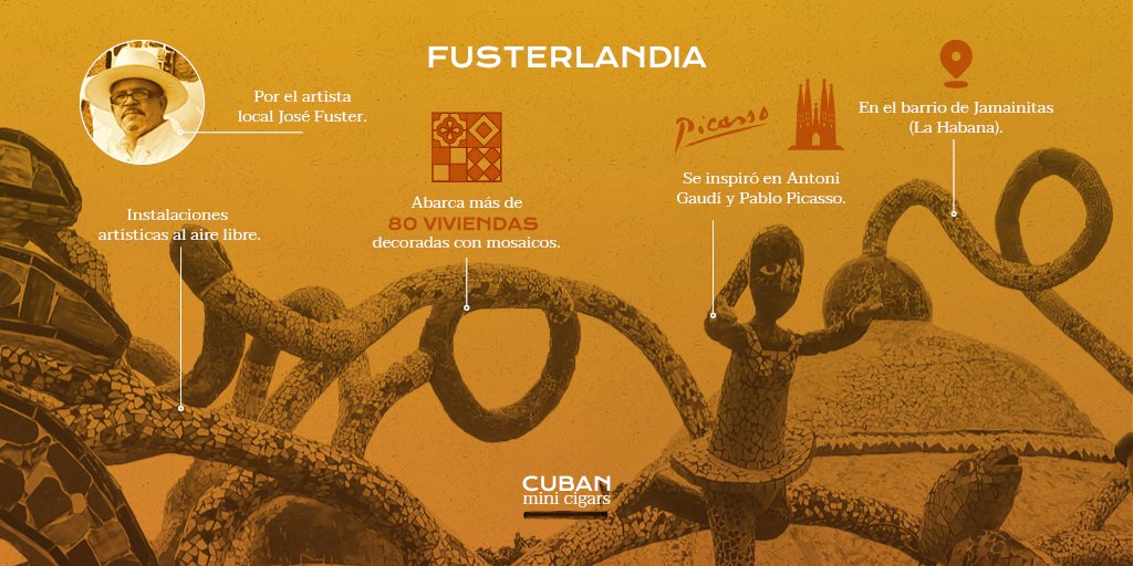 ¡Bienvenidos a Fusterlandia! 🎨 Un paraíso de colores y formas creado por José Fuster donde el arte transforma un barrio en #LaHabana en una obra maestra al aire libre. Inspirado en Gaudí y Picasso, cada rincón es una explosión de creatividad✨ #Cuba #CubanMiniCigars