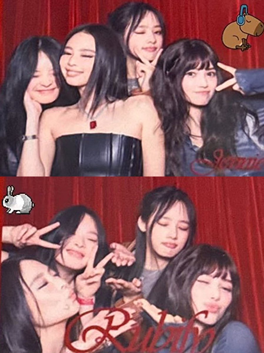 thvassss's tweet photo. imo this is jennie's most iconic interaction with a 4th-gen k-pop idol https://t.co/c9Wcg3vrqx