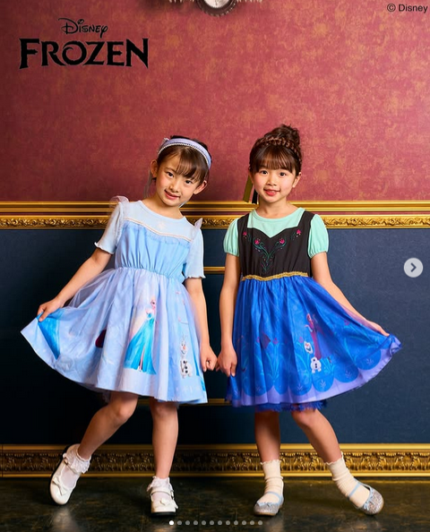 しまむら LITTC FLAP!ディズニープリンセスなりきりコスチューム、2025
