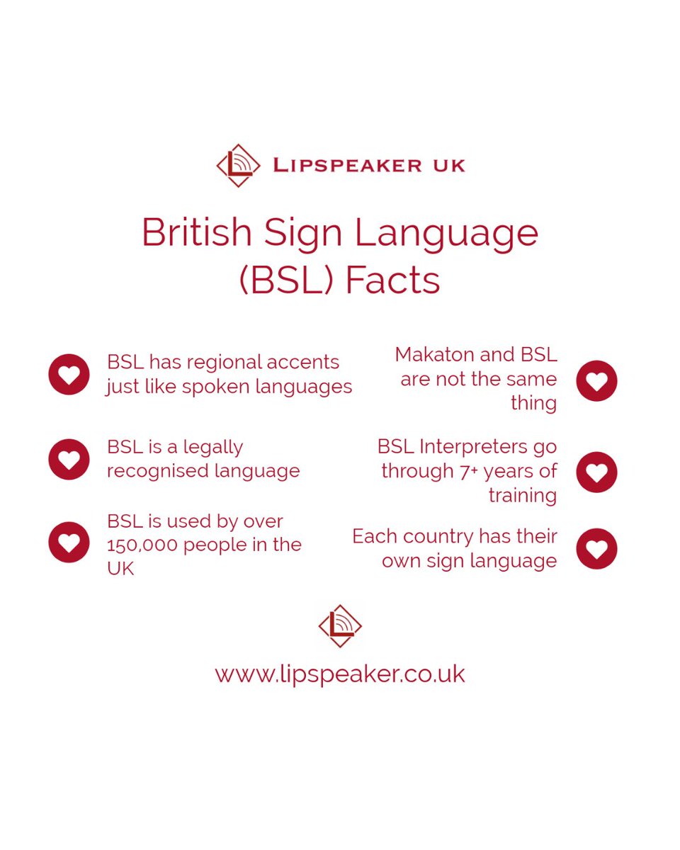 British Sign Language (BSL) is not universal, but it is legally recognized and used by thousands in the UK. It differs from Makaton and requires years of training to interpret. Each country has its own signed language. Share more facts in the comments! #SignLanguageWeek #SLW2025