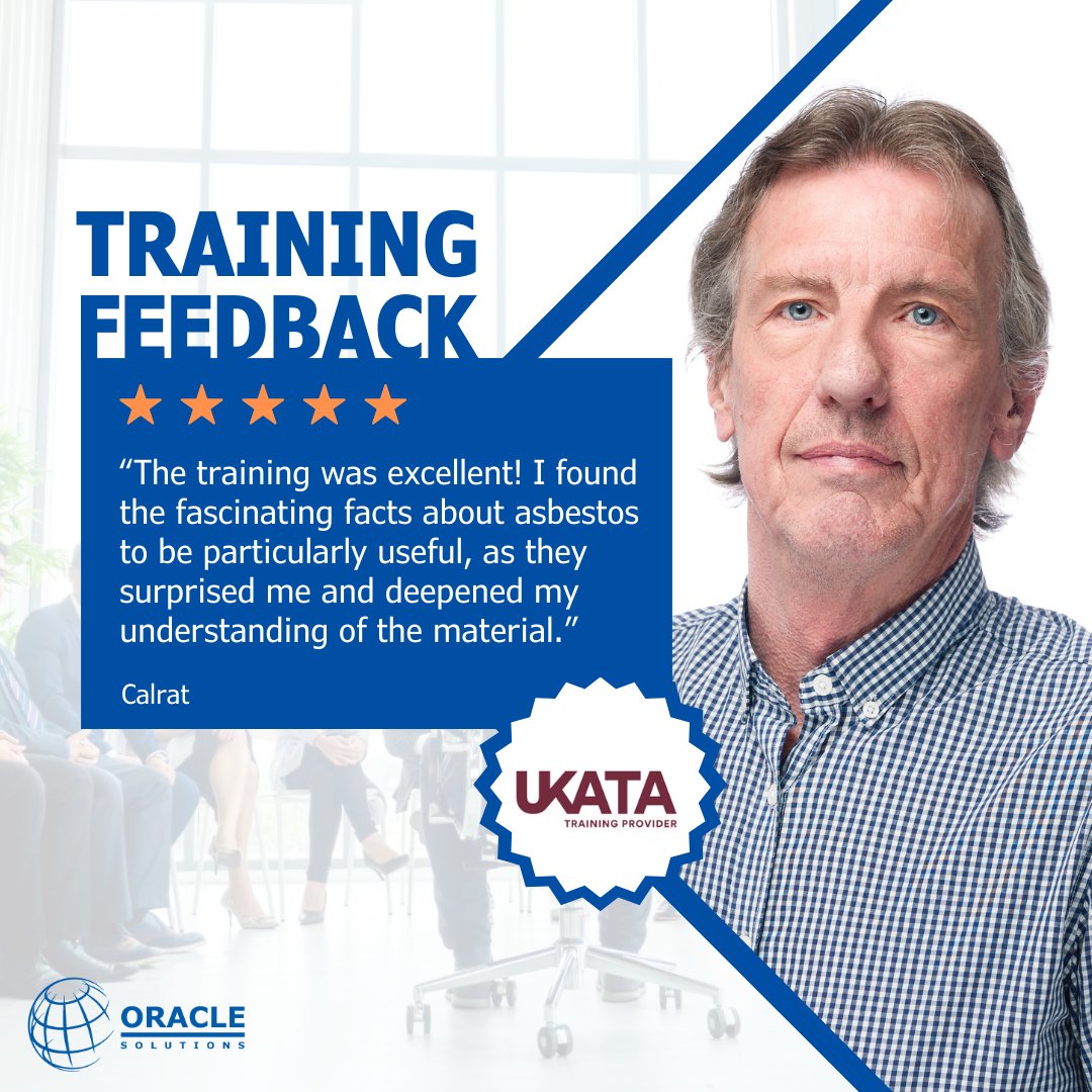 Oracle_Asbestos's tweet image. Thank you, Brendan, for delivering excellent training! 

The fascinating facts about asbestos truly resonated and left a lasting impression. Your efforts continue to make a real difference. 🙌 

#Training #AsbestosAwareness #Oracle