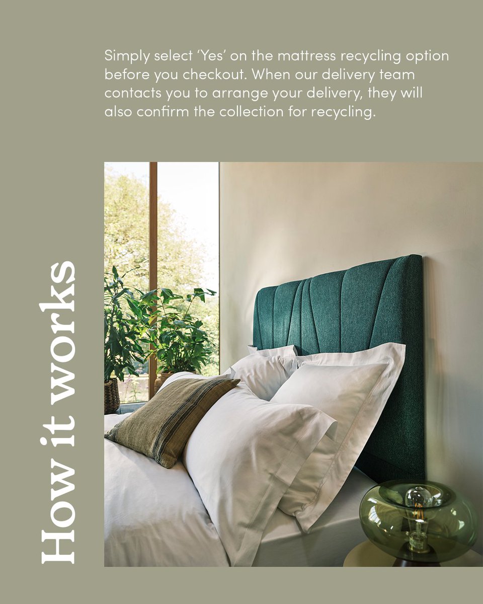 Sleepeezee's tweet photo. We are delighted to be part of the movement in making the mattress and bedding industry better for the planet. Learn more over on our website to find out how you could responsibly replace your old mattress ♻️ 

#Sleepeezee #LeaveTheRestToUs https://t.co/urQXxQFdz6