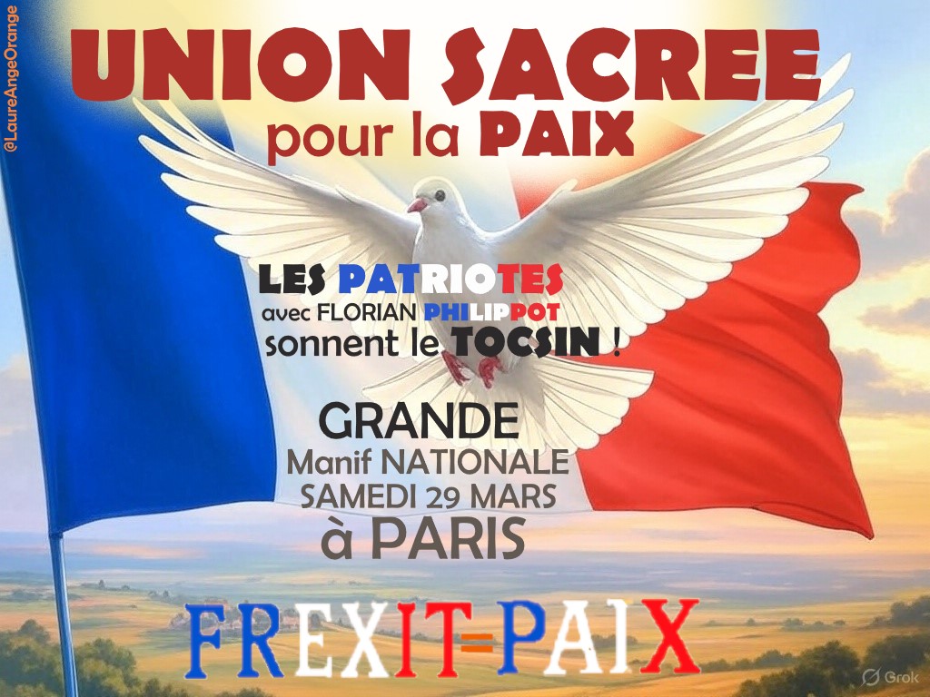 LaureAngeOrange's tweet photo. URSULA TAIS-TOI et MONTRE TES SMS ! #UrsulaGates #PfizerGate #SMSGates FREXIT pour la PAIX ! TOUS ceux qui peuvent : RDV A PARIS LE SAMEDI 29 MARS ! GRANDE MANIFESTATION NATIONALE d'UNION SACREE pour la PAIX !🇫🇷🕊️🇫🇷🕊️ https://t.co/C5AP4e17VX