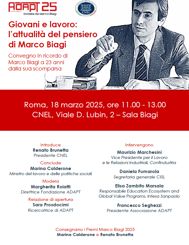 Diletta Porcheddu (@dporcheddu) on Twitter photo <a href="/MargheRoi/">Margherita Roiatti</a> modera il Convegno in ricordo di Marco Biagi al <a href="/cnel_it/">Consiglio Nazionale dell'Economia e del Lavoro</a> sottolineando la spinta europeista sottostante il pensiero del giuslavorista modenese.
<a href="/ProsdocimiSara/">Sara Prosdocimi</a>, all'interno della relazione di apertura, si focalizza invece sul tema delle transizioni occupazionali. <a href="/MargheRoi/">Margherita Roiatti</a> modera il Convegno in ricordo di Marco Biagi al <a href="/cnel_it/">Consiglio Nazionale dell'Economia e del Lavoro</a> sottolineando la spinta europeista sottostante il pensiero del giuslavorista modenese.
<a href="/ProsdocimiSara/">Sara Prosdocimi</a>, all'interno della relazione di apertura, si focalizza invece sul tema delle transizioni occupazionali.