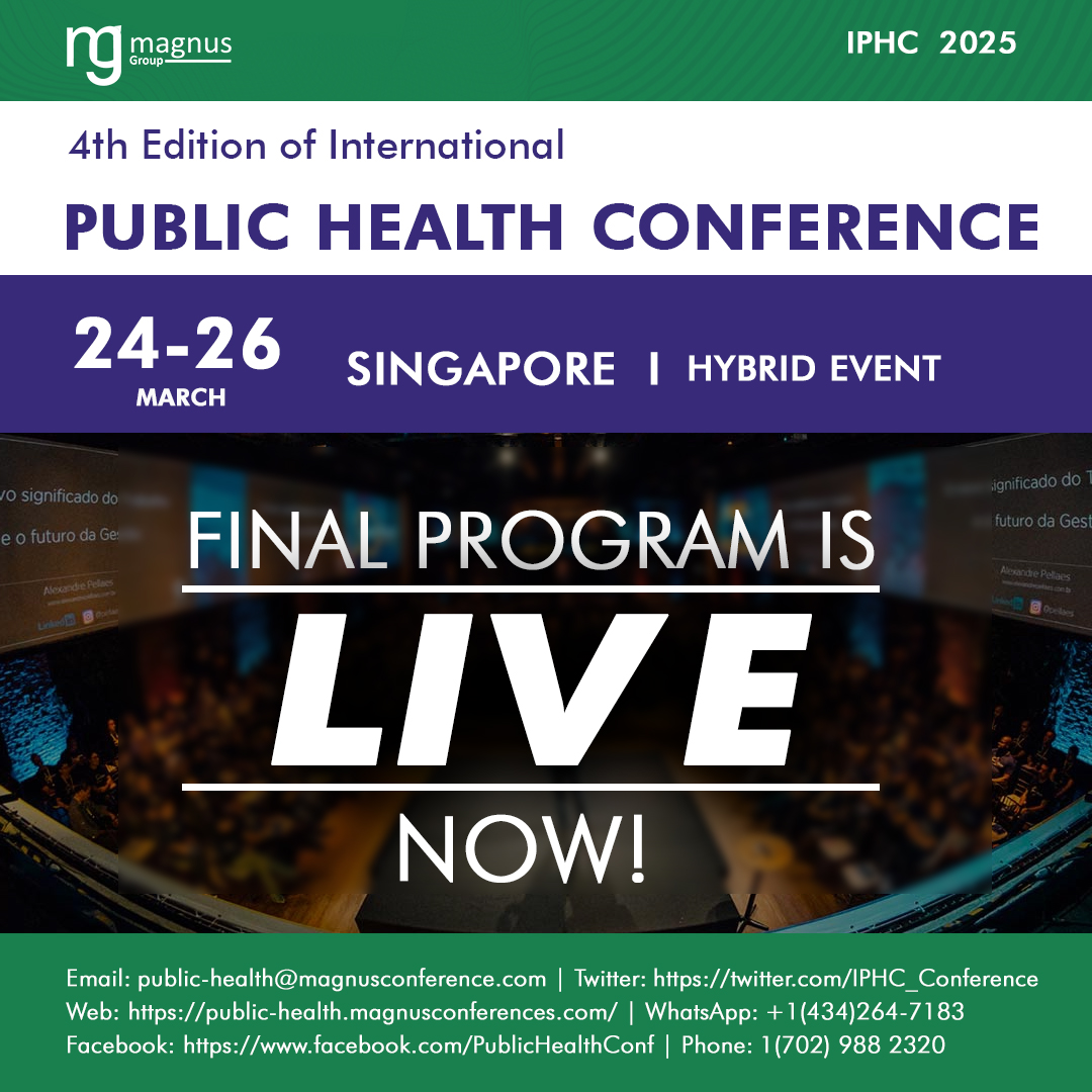 International Public Health Conference (@iphc_conference) on Twitter photo We’re excited to announce the final program for <a href="/IPHC_Conference/">International Public Health Conference</a> organized by <a href="/magnus_group/">Magnus Group</a>! Join #publichealthprofessionals and #healthcareleaders for three days of learning, and collaboration. Register now to secure your spot!
Details: public-health.magnusconferences.com
#PublicHealth2025 We’re excited to announce the final program for <a href="/IPHC_Conference/">International Public Health Conference</a> organized by <a href="/magnus_group/">Magnus Group</a>! Join #publichealthprofessionals and #healthcareleaders for three days of learning, and collaboration. Register now to secure your spot!
Details: public-health.magnusconferences.com
#PublicHealth2025
