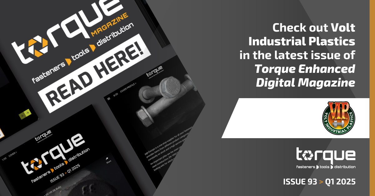 Torque Magazine & Torque-Expo (@torqueexpo) on Twitter photo Competitively priced in both the national and global #marketplaces, <a href="/VoltPlastics/">Volt Plastics</a>' #fasteners include #screws, #nuts, #clips, #rivets, #dowels, #washers, #spacers and many others.
Find out more in #Torque #Enhanced #Digital #issue for #Q1 2025 here - loom.ly/-x-LnN8 Competitively priced in both the national and global #marketplaces, <a href="/VoltPlastics/">Volt Plastics</a>' #fasteners include #screws, #nuts, #clips, #rivets, #dowels, #washers, #spacers and many others.
Find out more in #Torque #Enhanced #Digital #issue for #Q1 2025 here - loom.ly/-x-LnN8
