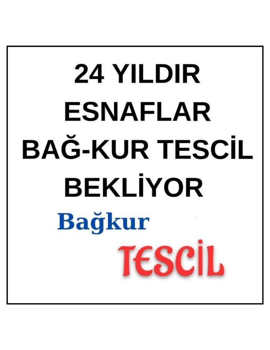 BagkurTescil73's tweet photo. @MuratBalSmmm @cnnturk @yilmanyagmur @emeltellii @tukonfed1 @sgmdernegi 🍀@BAGKURDERNEGI #BağkurTescilMağdurları🍀
@Akparti @bilalerdoganfan @resulkurt34 @fethigurer @erbakanfatih @MHP_Bilgi @herkesicinCHP @eczozgurozel @isikhanvedat @vedatbilgn @rprefahpartisi @ma_cenkci @ArzuLastikci @tc_cimer @tcbestepe @csgbakanligi @ekrem_imamoglu @B_Palandoken https://t.co/XTOEOwXqzT