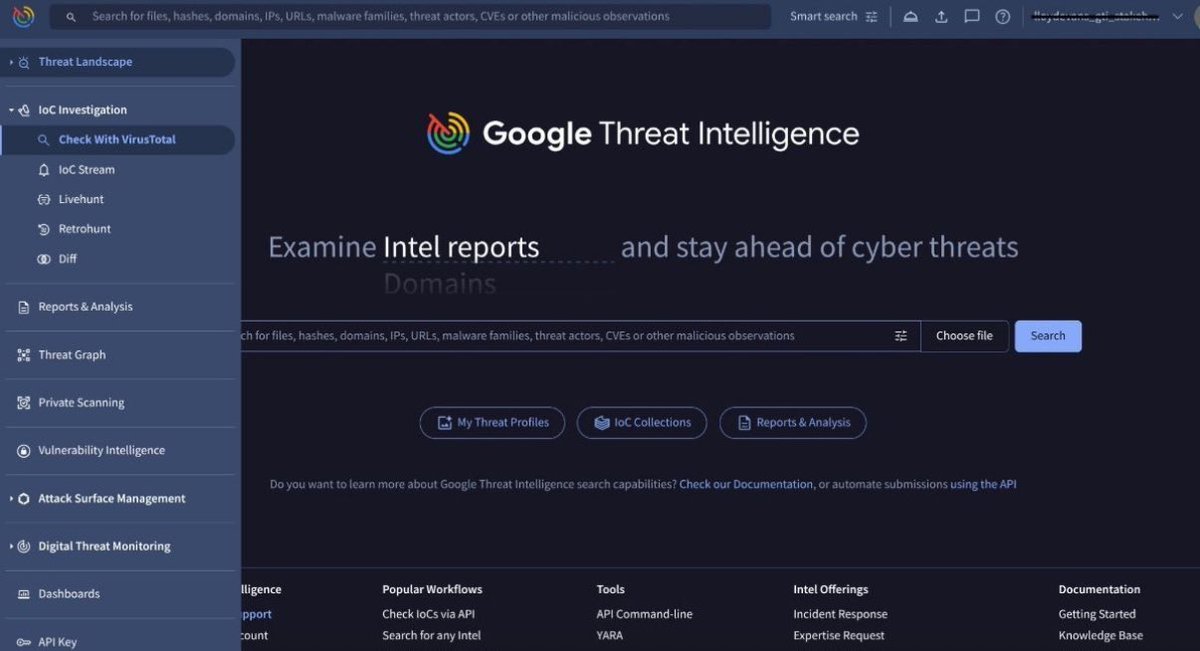 Google is making cyber security as easy as Google Search! 

Introducing Google Threat Intelligence! combining Mandiant (part of Google Cloud), VirusTotal, and Google’s own data to help you understand who’s targeting your company or industry.

What’s in it for you?

• Quickly