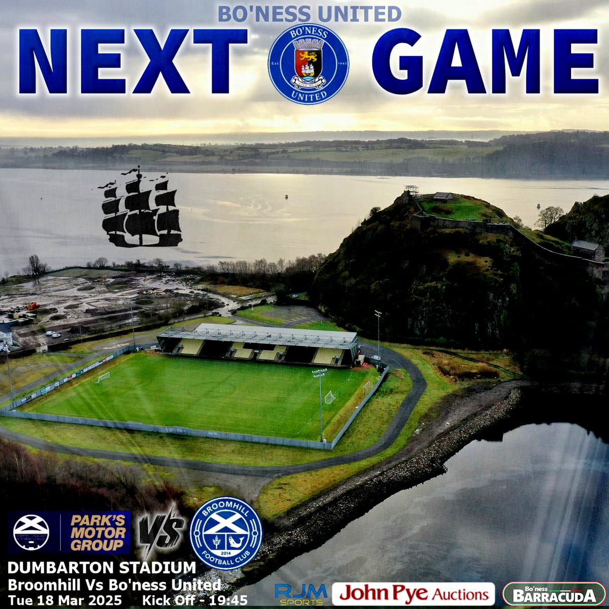 BonessUnited_FC's tweet photo. Game day!

Back in Lowland League action tonight!

📅 18/03/2025
🏆 Lowland League
🆚 Broomhill
🏟️ Dumbarton FC
⚽️ 1945 Kick-off 
💷 £10 Adults/£5 concessions
👦 U16's free with paying adult

#BackTheBU
#bUnited https://t.co/pyRudvuu1R