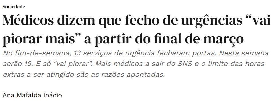nunoantao's tweet image. O sucesso do Plano de Emergência e Transformação na Saúde… e ainda há quem identifique o problema de Montenegro como “não compreender porque é que está a ser incompreendido”.